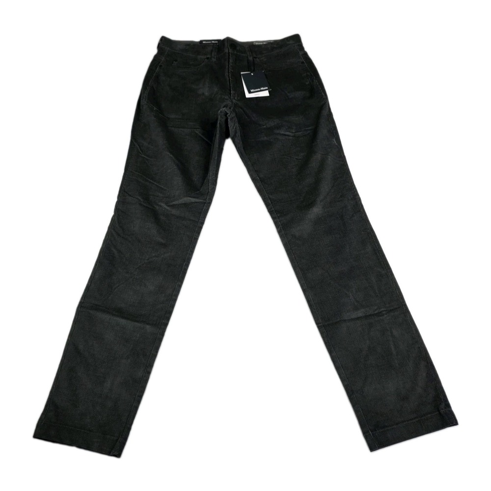 Mizzen + Main Jeans Mens Size 31x32 Leroy Slim Gray Cordoroy Pants New